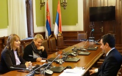 25. октобар 2016. Заменица председника Одбора за спољне послове у разговору са амбасадором Грузије у Атини
